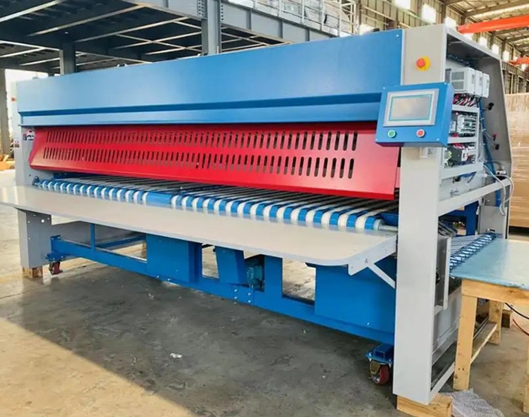 Hotel Used Commercial Laundry Ironer Folding Machines Commercial Fabric Folder For Sale