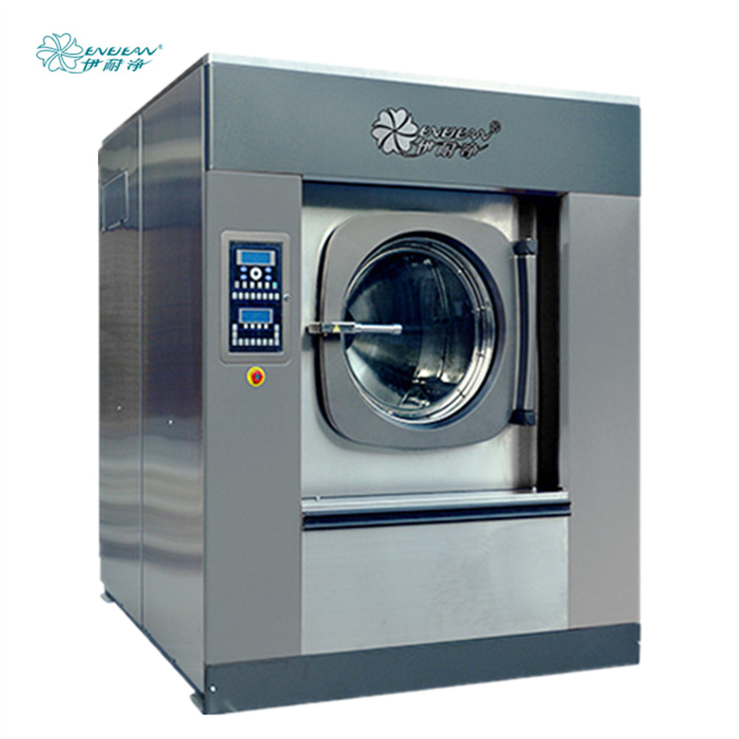 Factory wholesale big size 100kg capacity laundry industrial washing machine washer and dryer