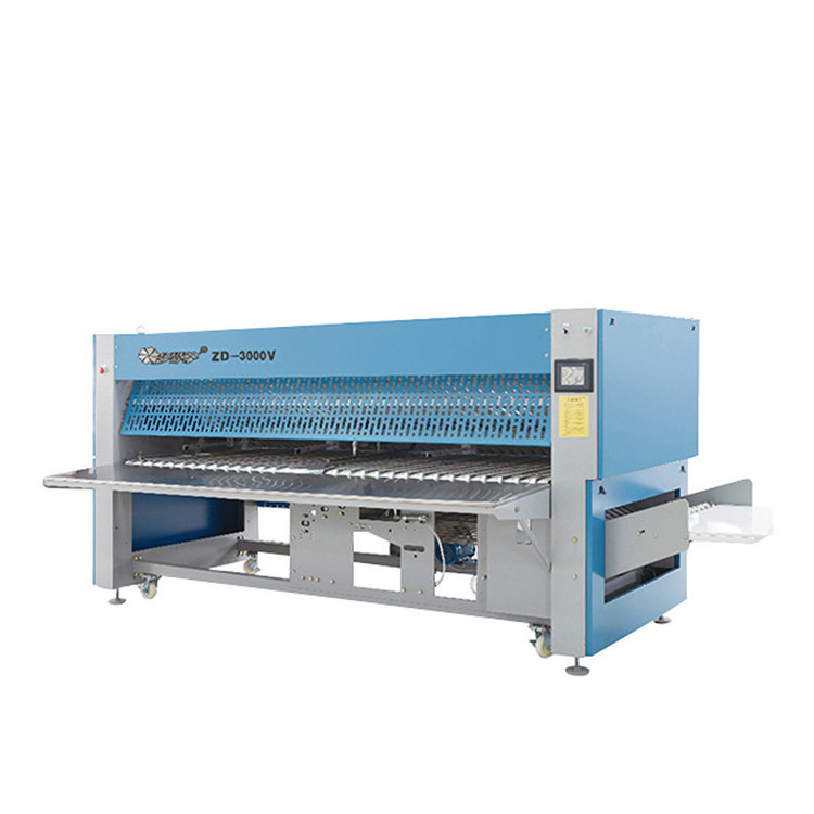 Hotel Used Commercial Laundry Ironer Folding Machines Commercial Fabric Folder For Sale