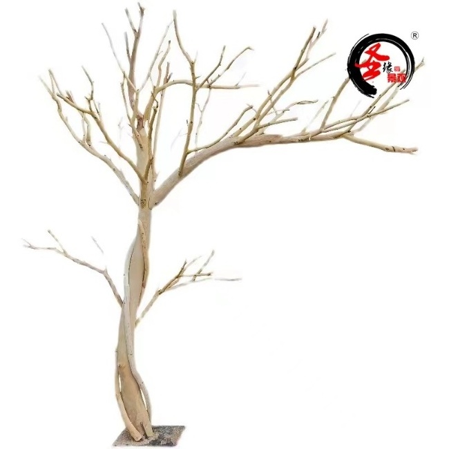 artificial fiberglass dry tree FRP entrance landscape coffee shop garden interior decoration  dry landscape