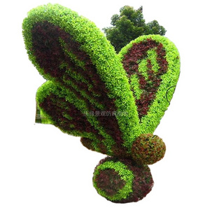 Artificial Car piano butterfly  animal and plant sculpture outdoor garden decoration plastic plants large plants