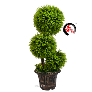 UV Artificial grass ball green ivy boxwood preserved boxwood topiary ball