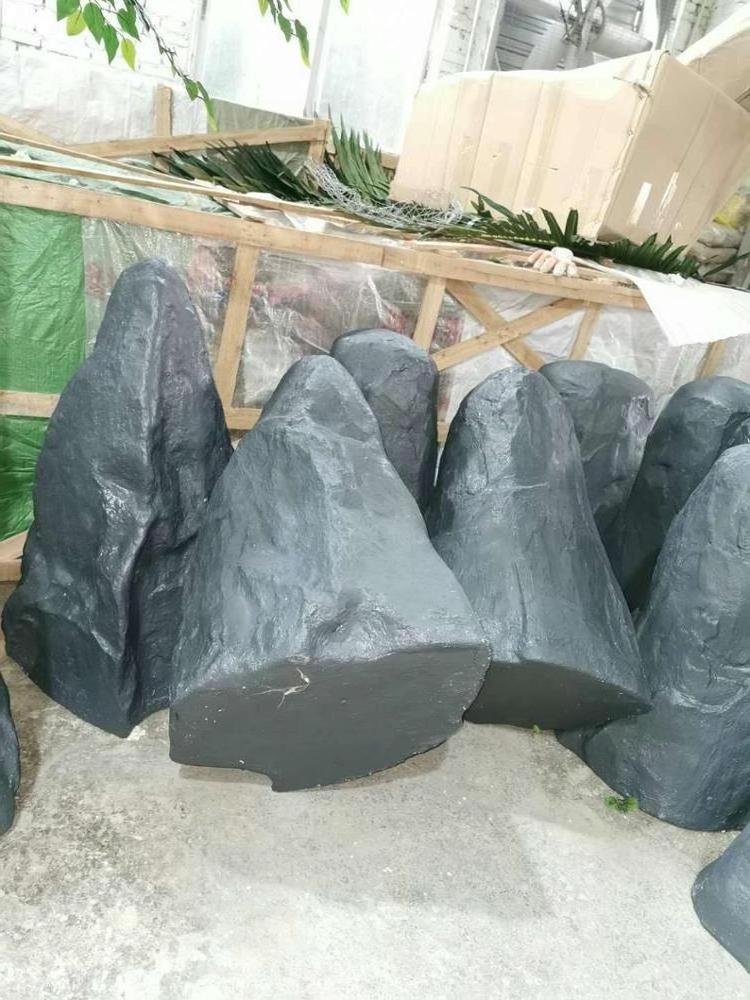 landscape foam rocks artificial stone fiberglass landscape rocks