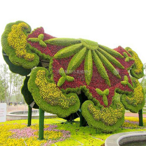 new design modern garden decorative fake artificial human boxwood topiary, human body sculpture