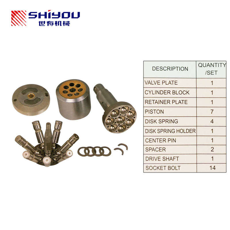 Wholesale Excavator Piston Main Pump Parts Hydraulic Swing Motor Repair Kits