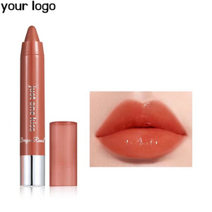 Private Label Matte Crayon Lipstick Waterproof Long Lasting Red Lipstick makeup pen with different shades of lipstick Lip Crayon