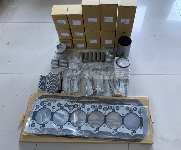 TALUADA Excavator Cylinder Liner Kit Cylinder Head Gasket Kit Engine Repair Kit For Komatsu Volvo Hitachi Doosan Kobelco