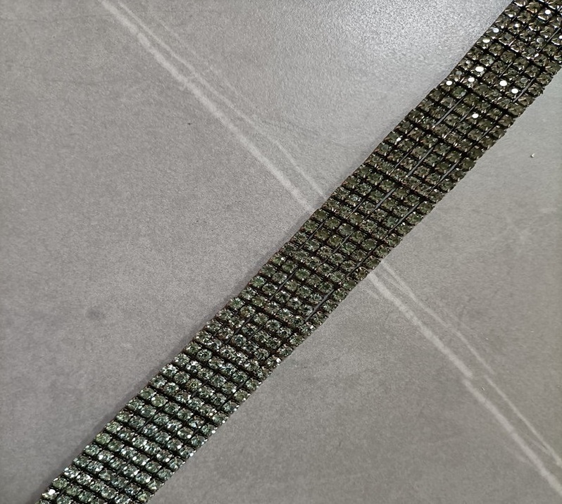 Rhinestone Decorative Chain Rhinestone Strip Crystal Rhinestone String for Apparel, Shoes Accessories