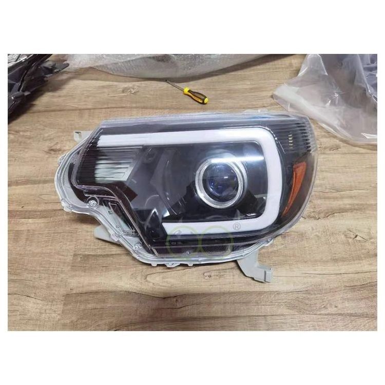 GLOBAL PANDA High Quality 2011 Tacoma Modified Halogen/LED Head Lamp Headlight for Toyota 2012-2015 USA