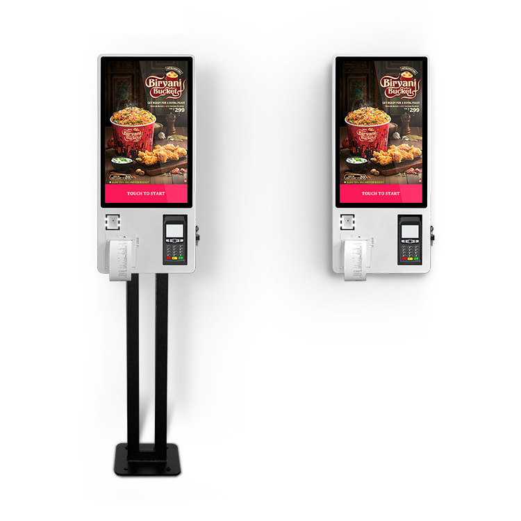 Factory Price 24 Inch Intelligent Touchscreen restaurant Self Service Bill Payment Vending machine Payment Kiosk