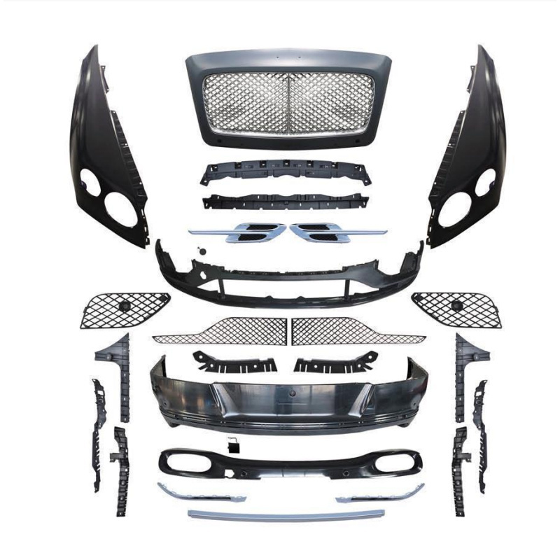 New Arrival GT Front Bumper Body Kit With Grill FOR Bentley Continental GT12-15 Upgrade Continental GT16-18