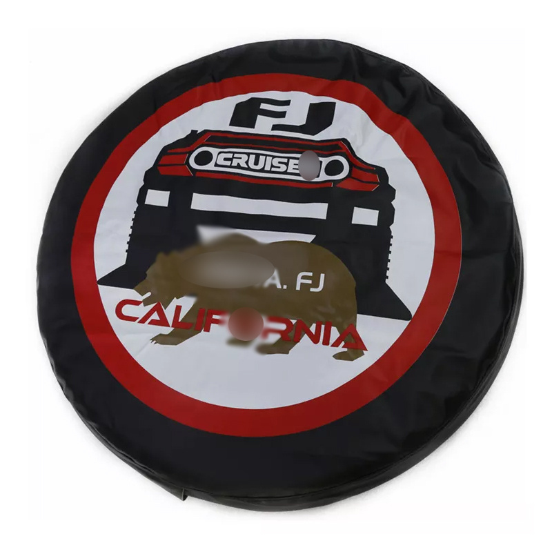 Customized Truck Tire Wheel Soft Protected Cover Spare Tire Cover for fj cruiser