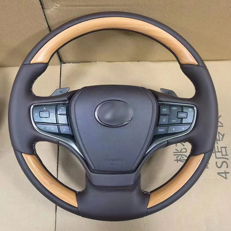 Custom Car Interior Accessories Carbon Fiber Steering Wheel Covered For Lexus GX