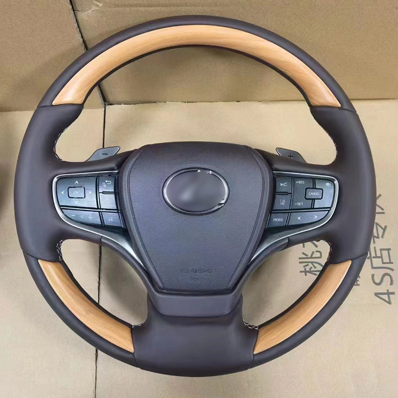 Custom Car Interior Accessories Carbon Fiber Steering Wheel Covered For Lexus GX