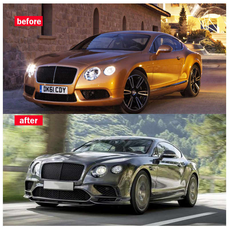 High Performance GT Front Bumper Body Kit For Bentley Continental GT Old Upgrade to New Style Body Kits