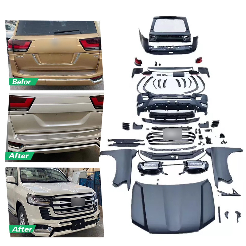 Upgrade 2008 LC300  facelifting body kit for  Land Cruiser landcruiser LC 2008 Bodykit