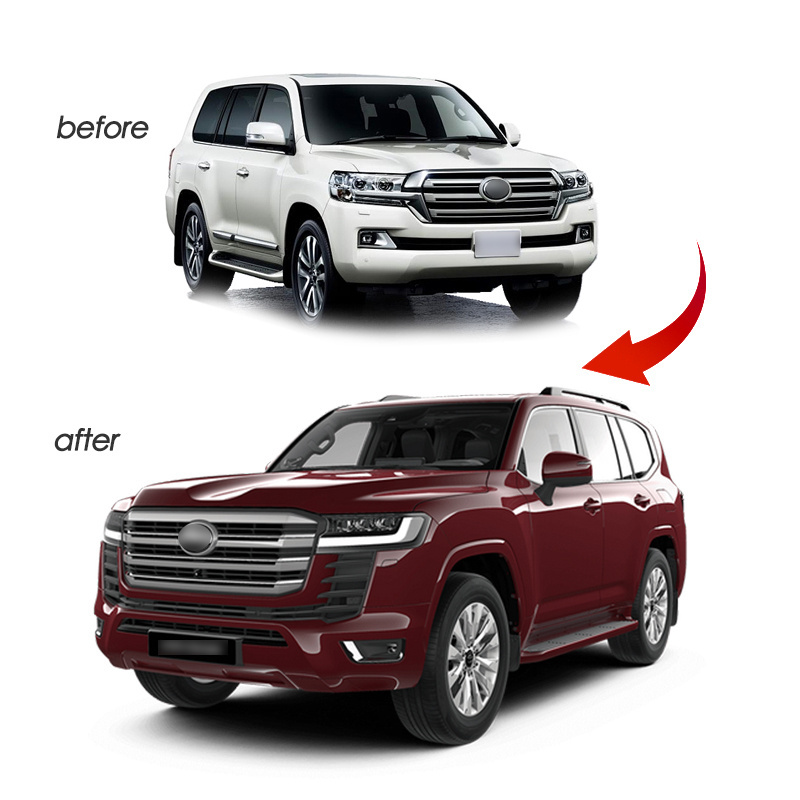 Upgrade 2008 LC300  facelifting body kit for  Land Cruiser landcruiser LC 2008 Bodykit