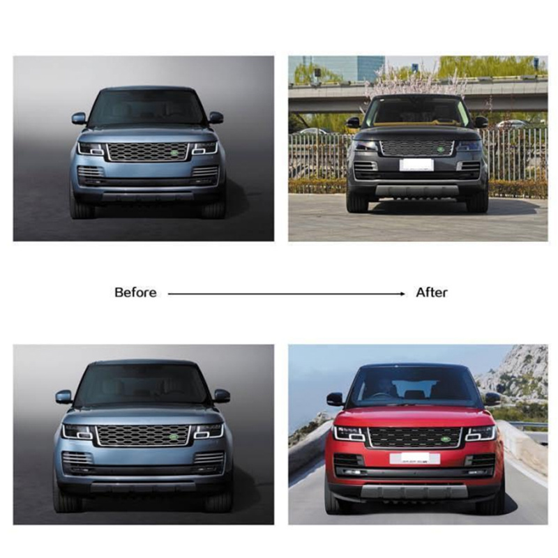 TangJu AUTO upgrade  Bumper Body Kit FOR RANGE ROVER 2018-2020 VOGUE SVA GRILLE KIT