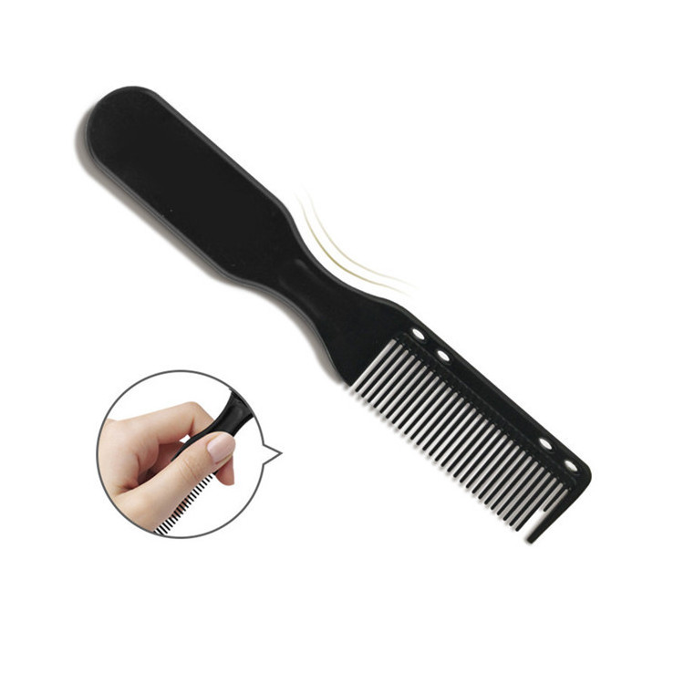 Double-sided Nylon Hair Brush And Comb For Hair Styling Neck Duster Brush salon Hairdressing Hair Cutting Comb Brush For Men