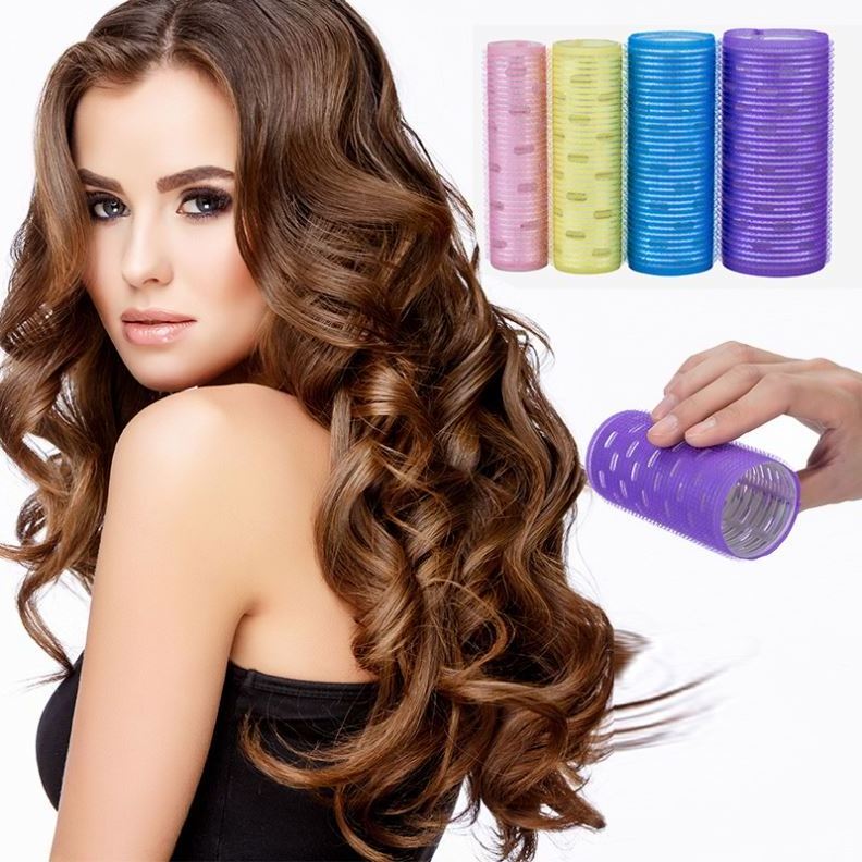 Free sample WANMEI hair roller Long hair roll aluminum heat conduction magic sticky fluffy hair curler hairdressing tool