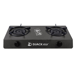 DJACK STAR 8042-F40 fashion wholesale price infrared gas cooker 2 burner gas cooker with oven and grill