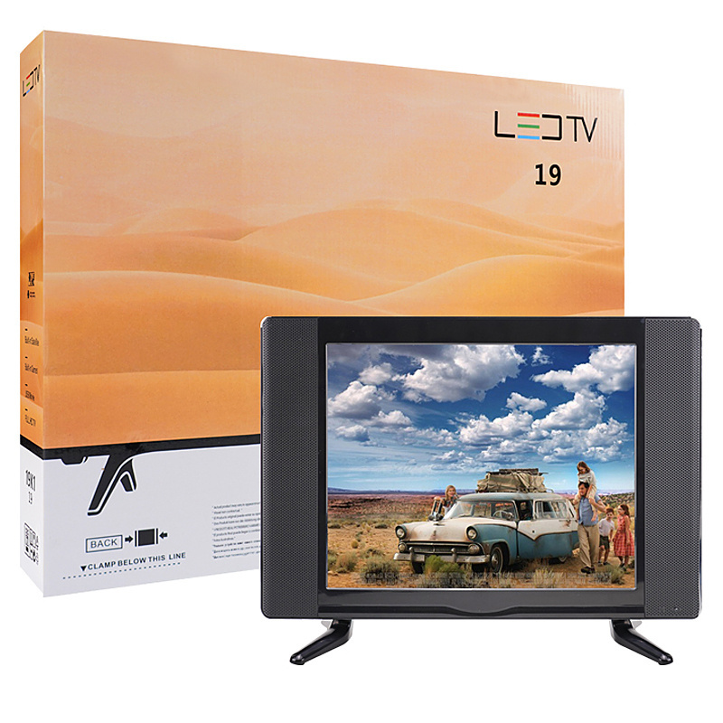 LEDTV 19  -Gold  color BOX New smart tv 19 inches televisions 24 pouces led tv 22 inch