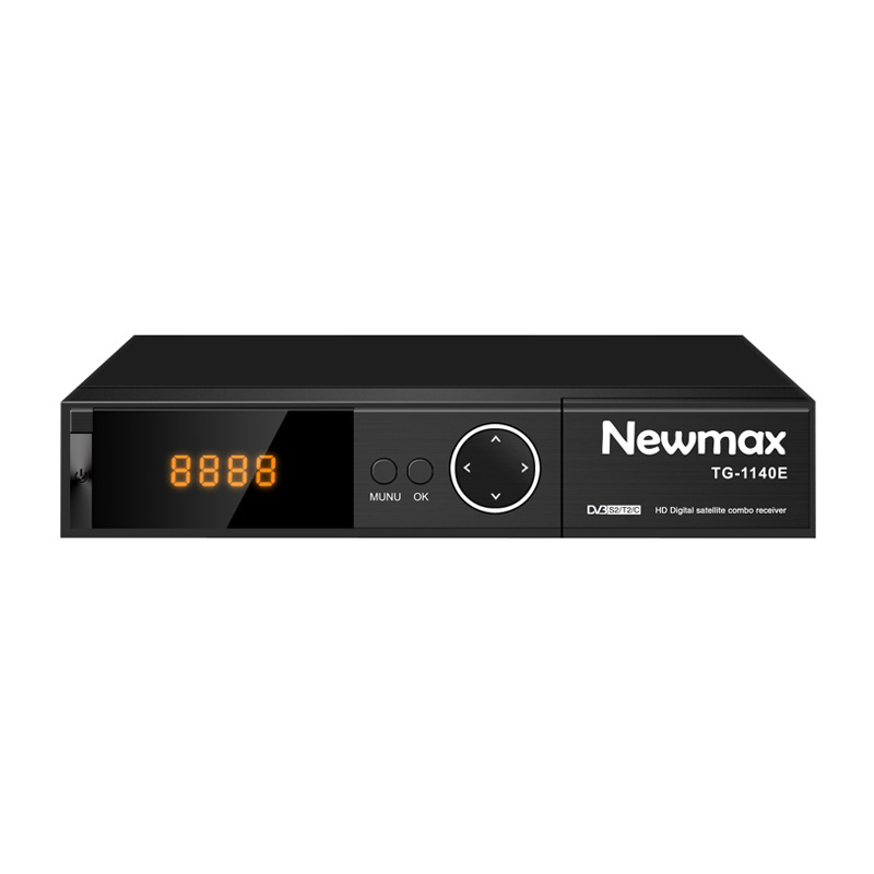 NEWMAX TG-1140E New set top box decoder microphone rx receiver remote dvb s2 combo decoder black box