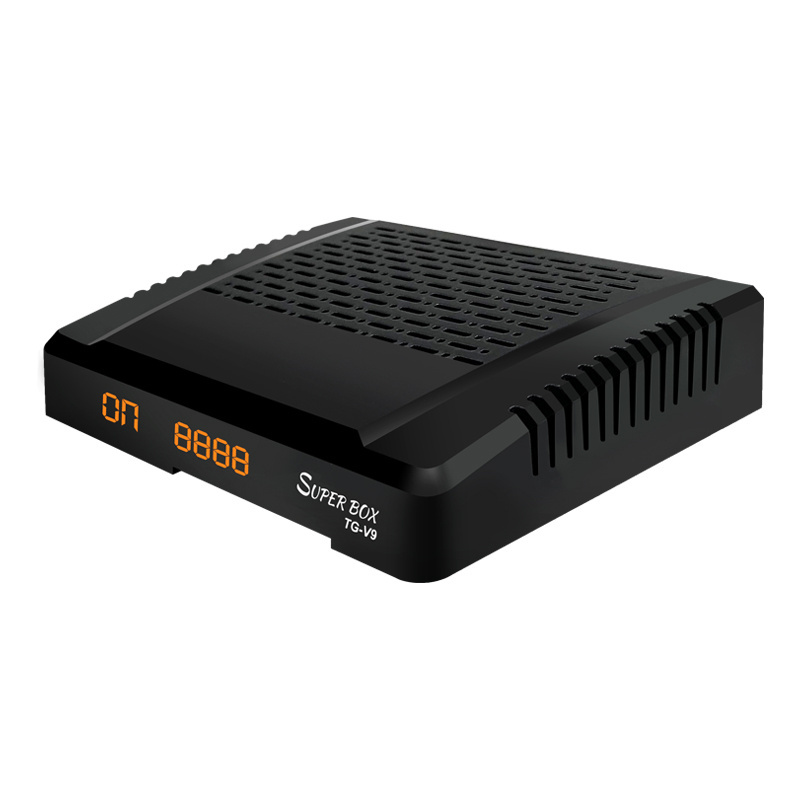 SUPER BOX TG-V9 New satalit dish satellite receiver satellite dvb-s2 dmx controller rgbw dmx512 decoder