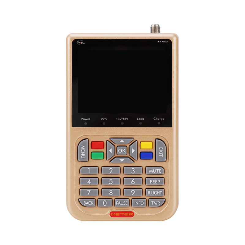 V8 dvb s2 satellite finder meter portable satellite finder