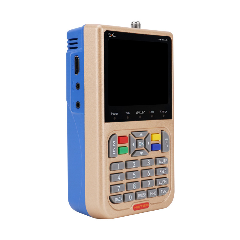 V8 dvb s2 satellite finder meter portable satellite finder