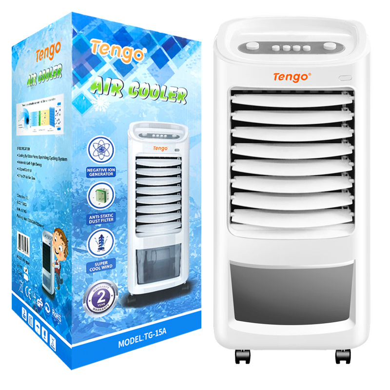 tengo TG 15A New Portable Water Air Cooler Fan dcj-270 air cooler air cooler switch 220 isolator electric fan cleaner