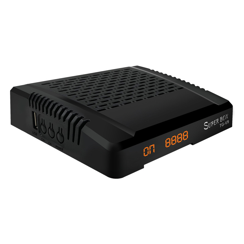 SUPER BOX TG-V9 New satalit dish satellite receiver satellite dvb-s2 dmx controller rgbw dmx512 decoder