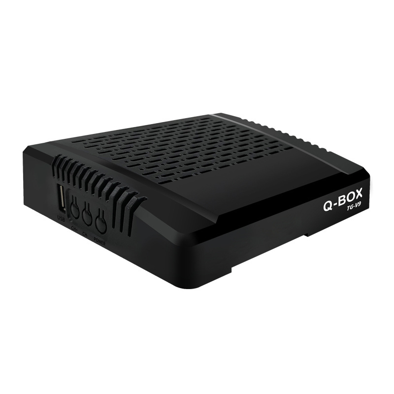 Q-BOX TG-V9 New Sstrong satellite receiver matrix dvb t2 set top box dvb-s2T2 usb AV high definition backup function