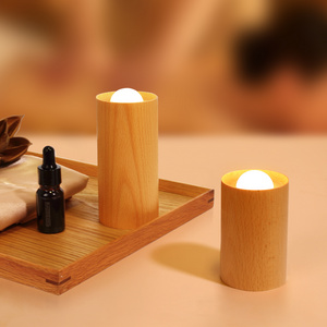 Portable Cordless Long Lasting Battery Operated LED Electronic Flameless Flickering Candles Ambient Night Light