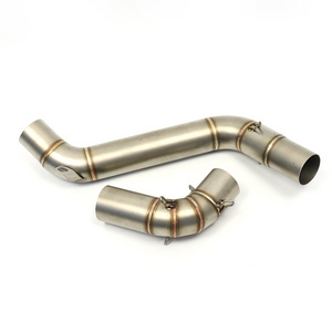 Motorcycle KTM200 Exhaust System 304 stainless exhaust tips Middle Link Pipes for KTM 125 250 200 390