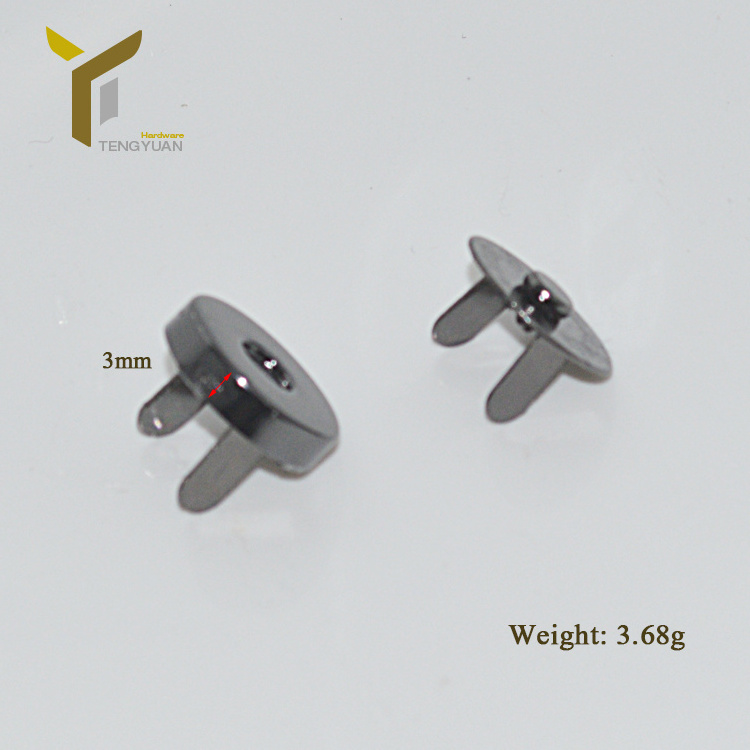 Wholesale 14mm Magnetic Button for bag and clothing Magnetic push metal Button