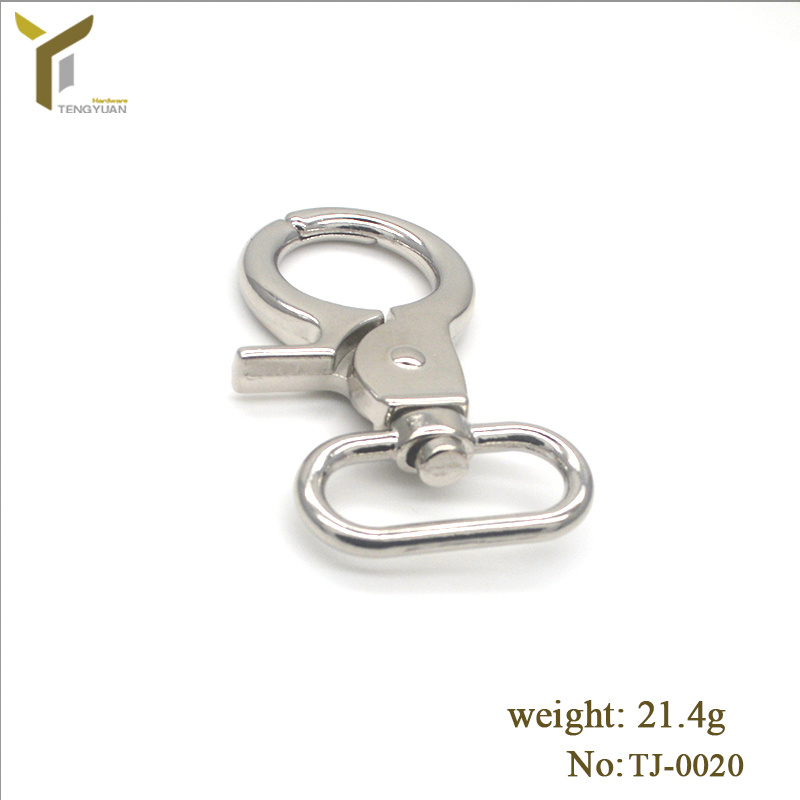 Wholesale High End Handbag/Purse metal big Snap Hook accessories Nickel trigger swivel Snap Hook