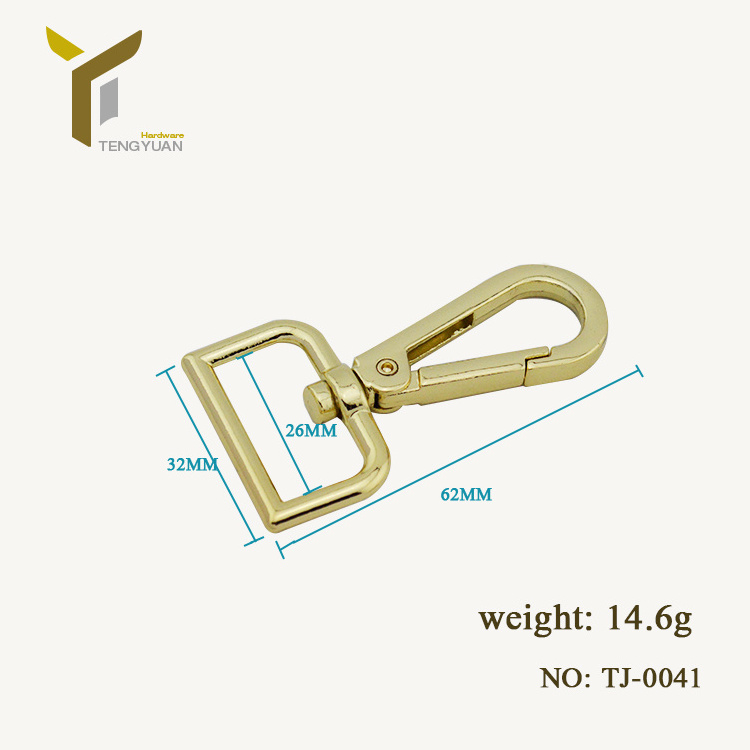 wholesale snap hook Nickel-free metal bag buckle accessories swivel snap hook for handbag