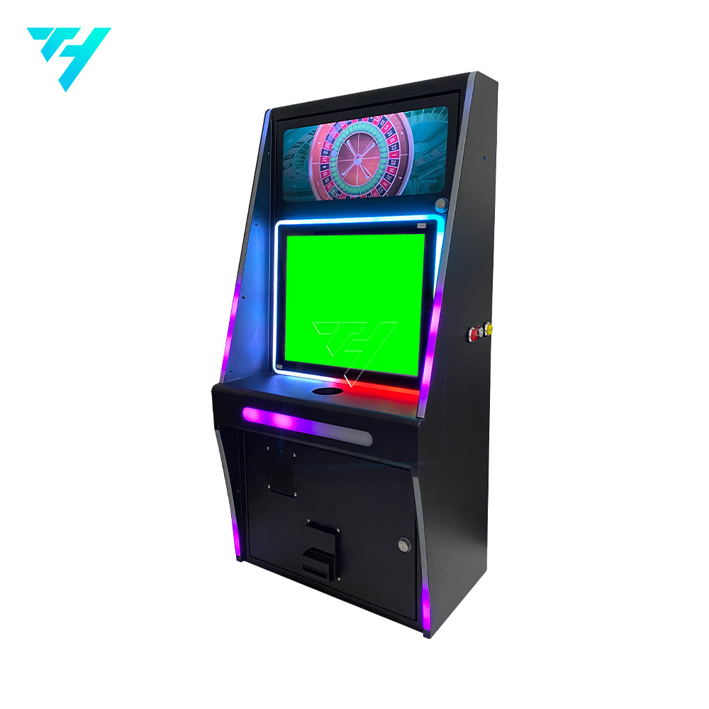 19 Inch Metal POG America Style Game Cabinets With Led Light Gaming Monitor Game Board Factory Price Cabinet For Sale