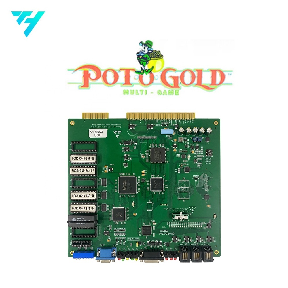 High Quality Stability Multi Game Board Gold Touch T340 Pot O Gold Green Board 595 wms 550 AIO Fox340s Stock POG595