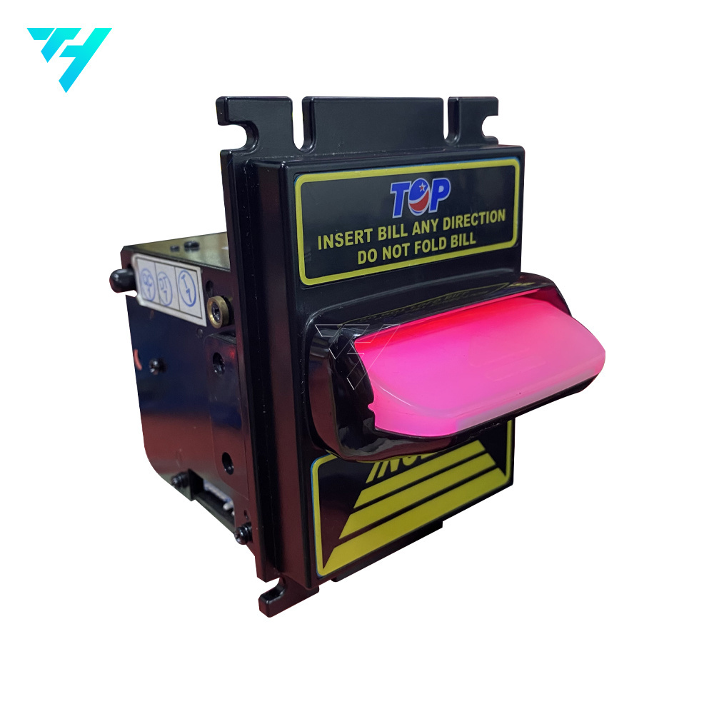 TOP TP70 Without Stacker Bill Acceptor Vending Machine Game Machine Accept Jamaican Currency Dollars tb74 Bill Acceptor