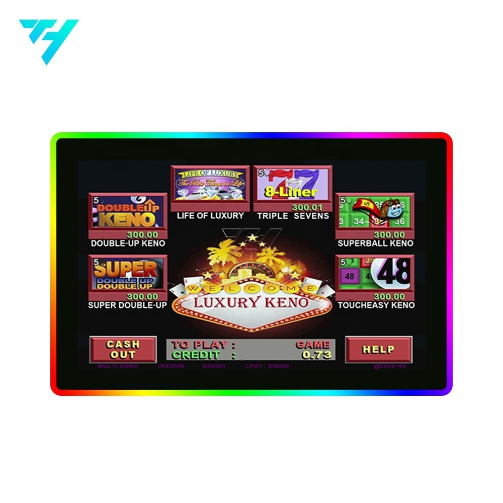 New Luxury Keno Board Gaming Machine Coin Operated Skill Game Machine Luxury Keno Board