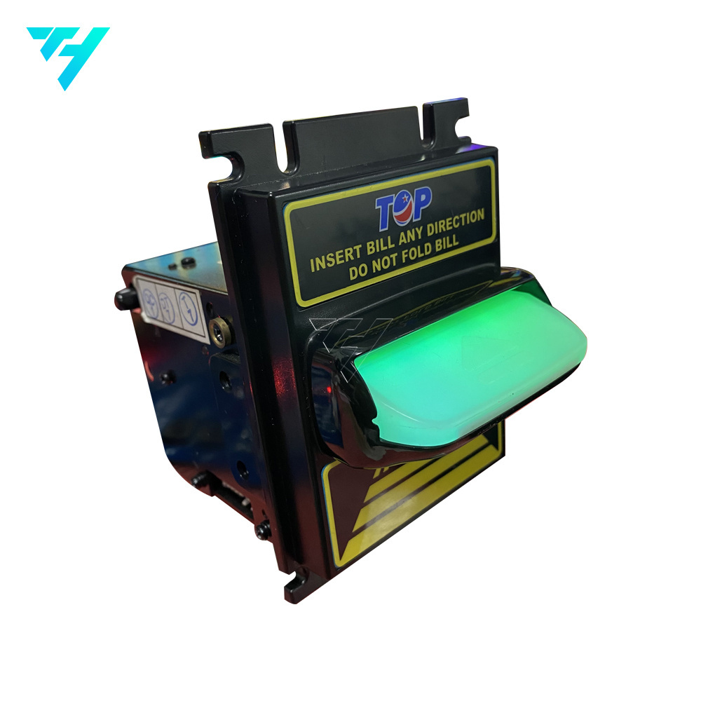 TOP TP70 Without Stacker Bill Acceptor Vending Machine Game Machine Accept Jamaican Currency Dollars tb74 Bill Acceptor