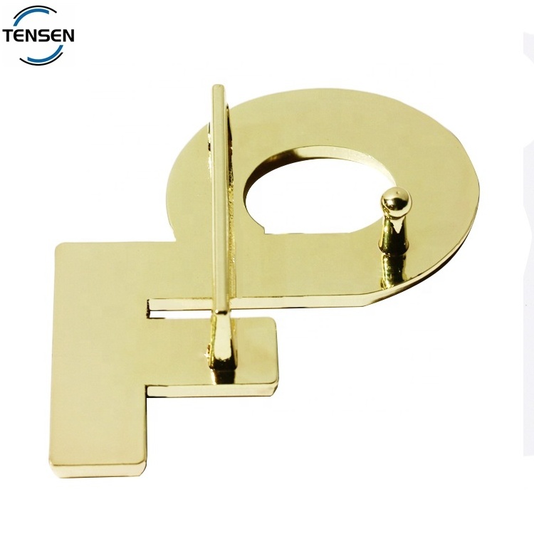 High quality gold color slide adjusters metal buckle custom shape men belt hardware straps for backpacks