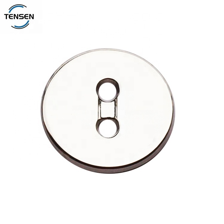 Zinc alloy garment sewing button accessory custom engraved name button silver color 2 holes buttons for T-shirt