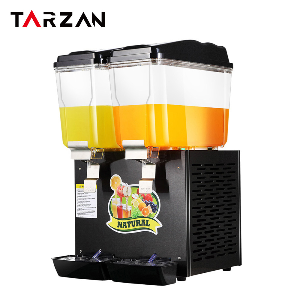 Double Tanks Juice Maker Commercial Cooling and Hotting Drink Dispenser 12L 16L 18L 24L 32L 36L 48L Juice Dispenser for Sale