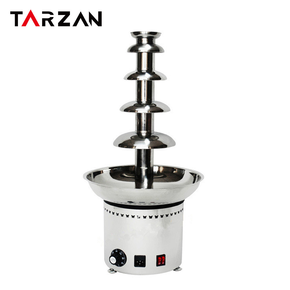 4-7 layers chocolate waterfall fountain machine chocolate fountain fuente de chocolate