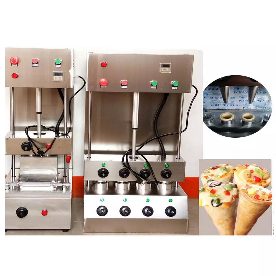 Hot Sale 2022 Pizza Cone Molding Machine Commercial Sweet Barrel Pizza Machine Cone Pizza Machine For Sale