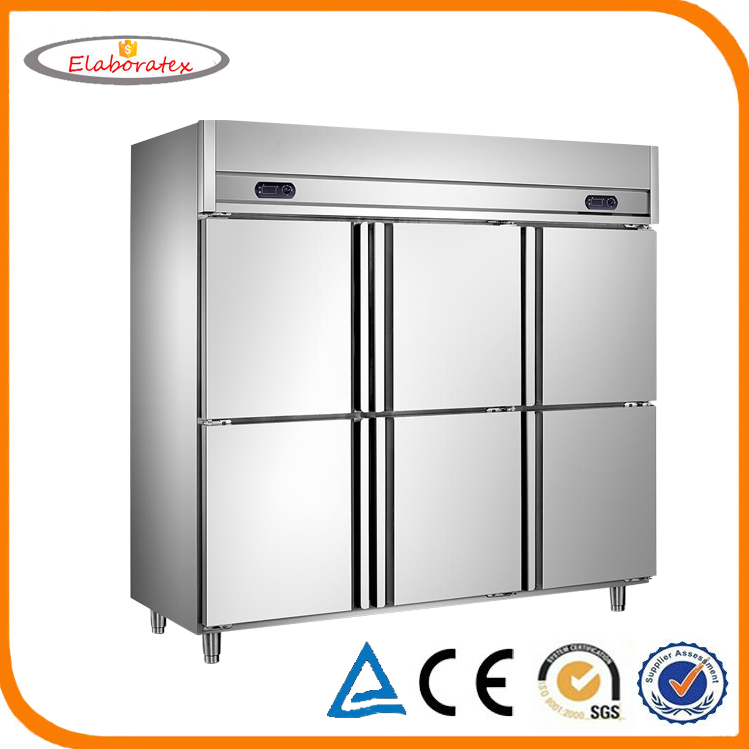 Vertical Freezer Commercial 4 Doors 1000L Refrigerators & Freezers Stainless Steel Kitchen Freezers