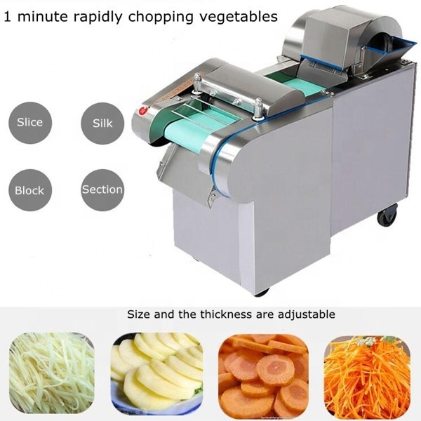 Multifunctional Vegetable Cutter Machines Automatic Commercial Stainless Steel Industrial Vegetable Cutter